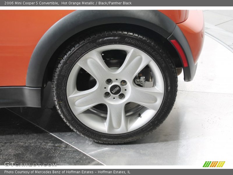 Hot Orange Metallic / Black/Panther Black 2006 Mini Cooper S Convertible