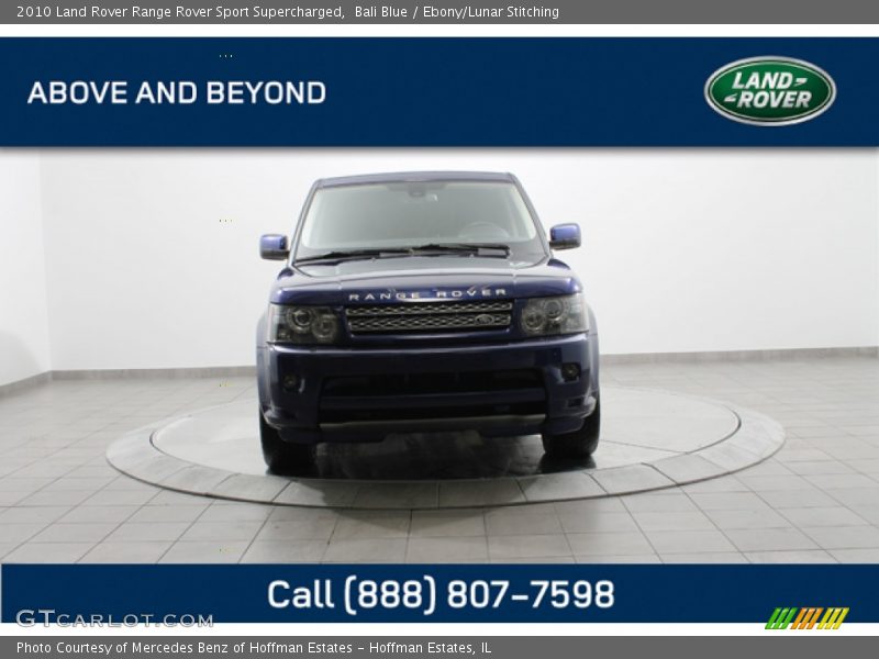 Bali Blue / Ebony/Lunar Stitching 2010 Land Rover Range Rover Sport Supercharged