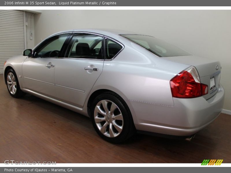Liquid Platinum Metallic / Graphite 2006 Infiniti M 35 Sport Sedan