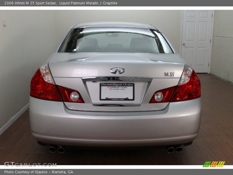 Liquid Platinum Metallic / Graphite 2006 Infiniti M 35 Sport Sedan