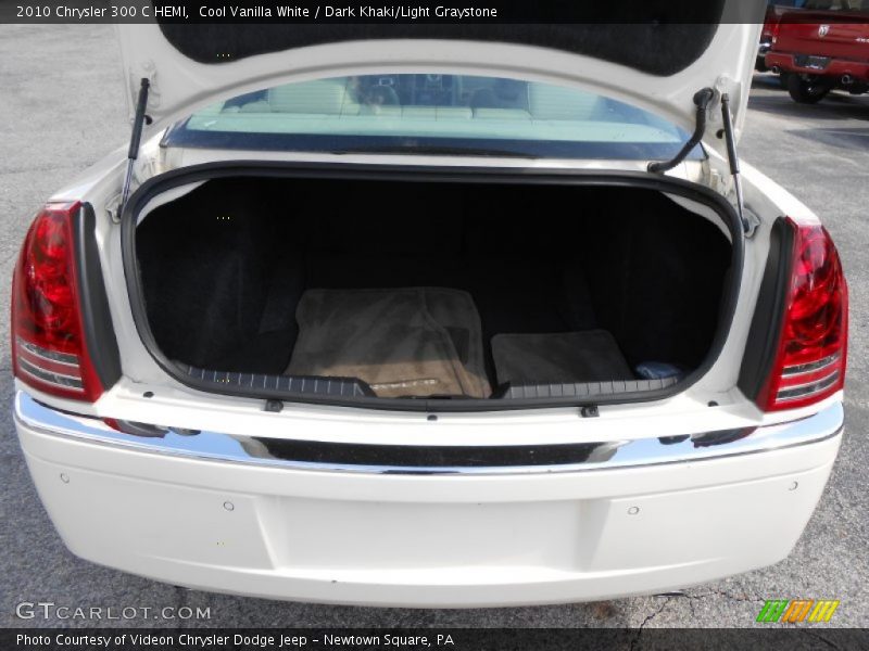 Cool Vanilla White / Dark Khaki/Light Graystone 2010 Chrysler 300 C HEMI