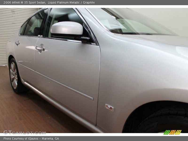 Liquid Platinum Metallic / Graphite 2006 Infiniti M 35 Sport Sedan