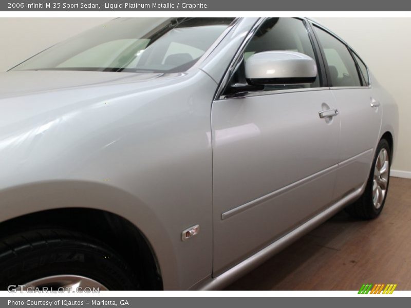 Liquid Platinum Metallic / Graphite 2006 Infiniti M 35 Sport Sedan