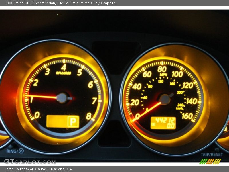 Liquid Platinum Metallic / Graphite 2006 Infiniti M 35 Sport Sedan