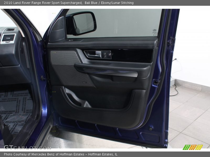 Bali Blue / Ebony/Lunar Stitching 2010 Land Rover Range Rover Sport Supercharged