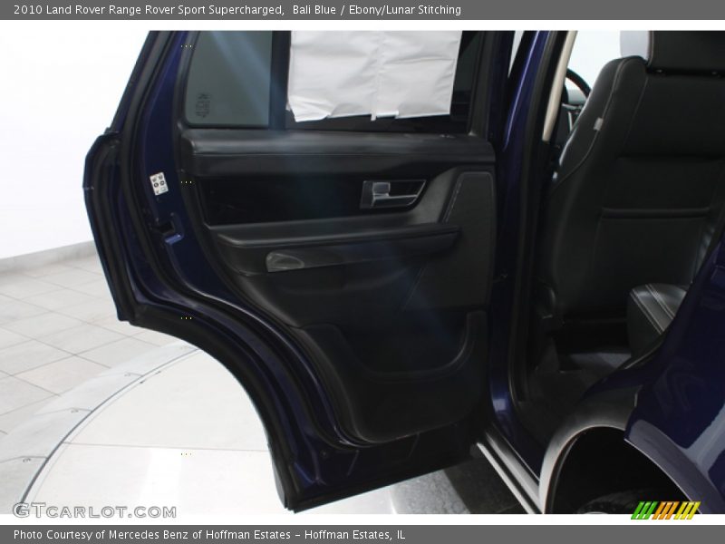 Bali Blue / Ebony/Lunar Stitching 2010 Land Rover Range Rover Sport Supercharged