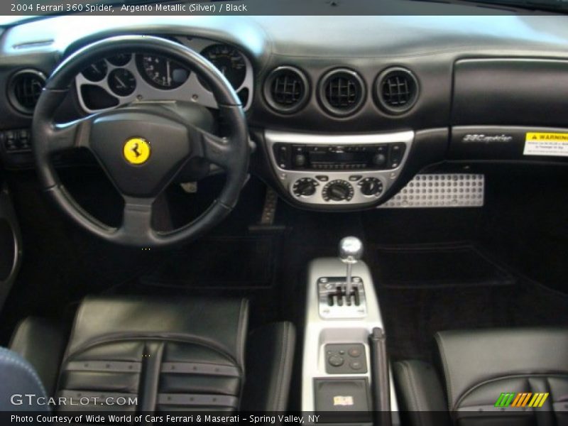 Dashboard of 2004 360 Spider