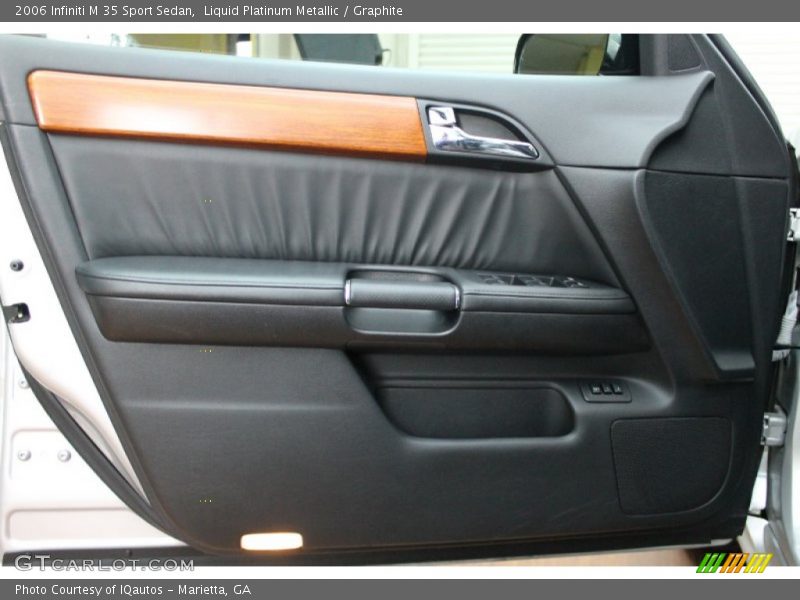 Liquid Platinum Metallic / Graphite 2006 Infiniti M 35 Sport Sedan