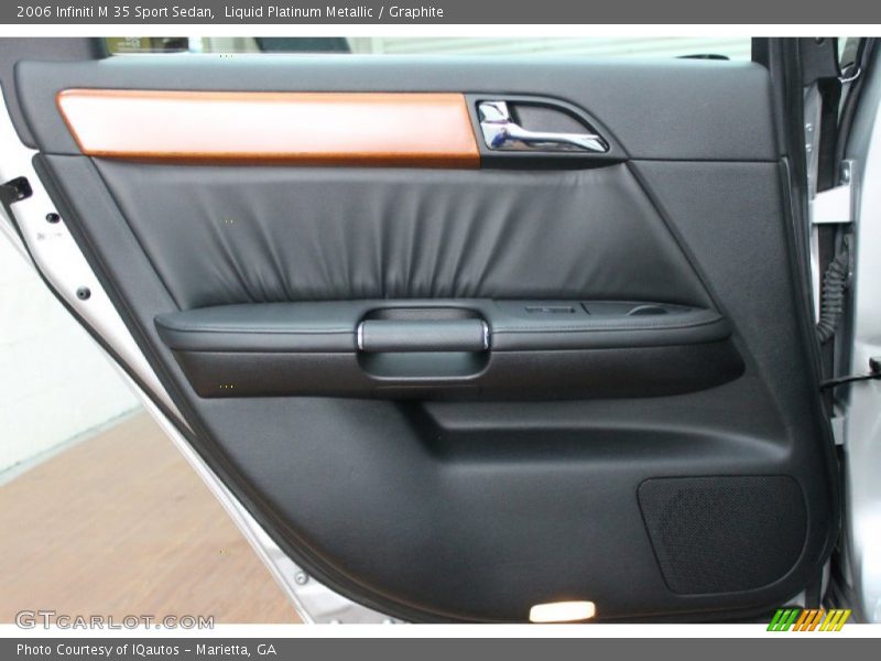Liquid Platinum Metallic / Graphite 2006 Infiniti M 35 Sport Sedan