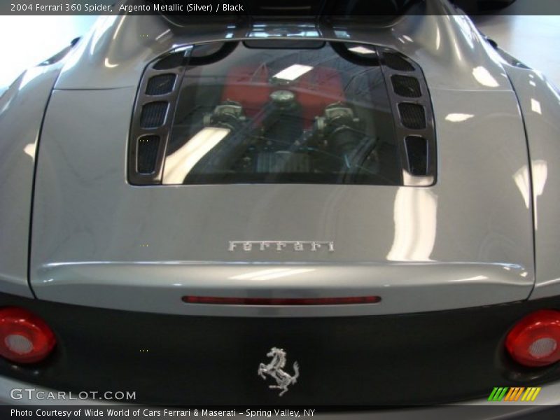 Argento Metallic (Silver) / Black 2004 Ferrari 360 Spider