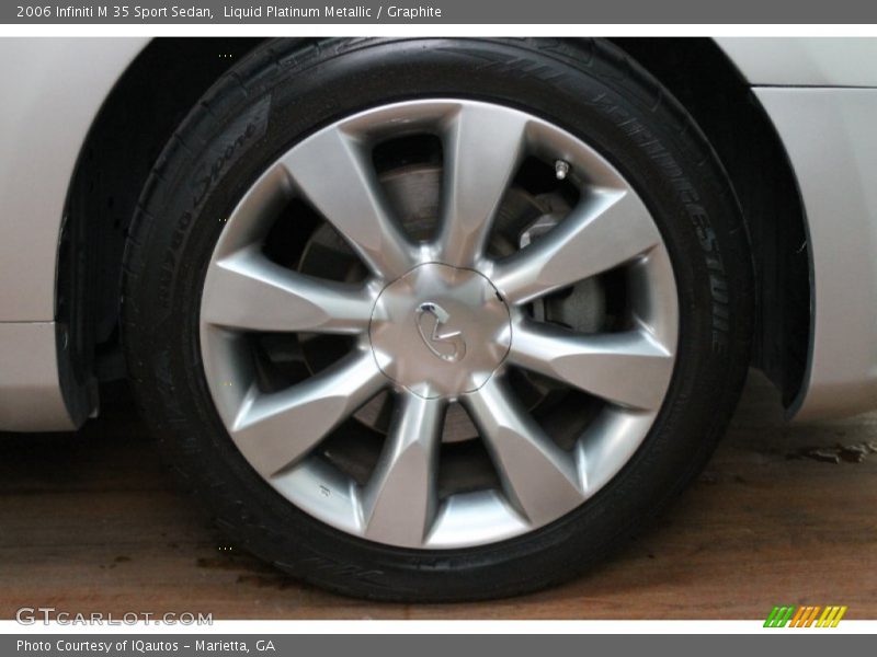 Liquid Platinum Metallic / Graphite 2006 Infiniti M 35 Sport Sedan