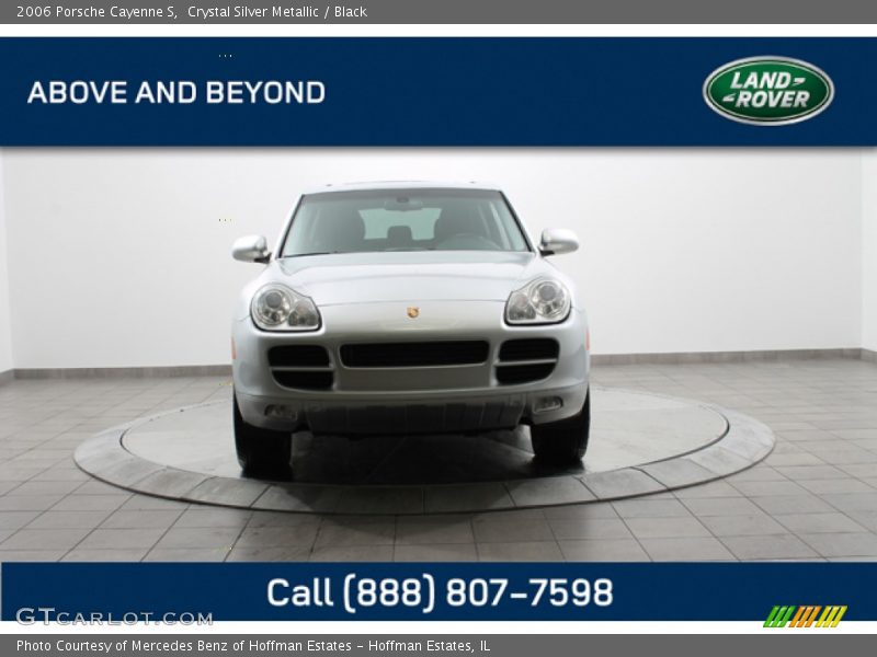 Crystal Silver Metallic / Black 2006 Porsche Cayenne S