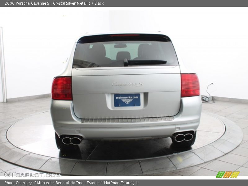 Crystal Silver Metallic / Black 2006 Porsche Cayenne S