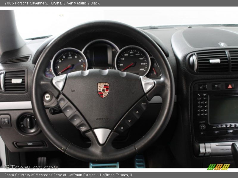 Crystal Silver Metallic / Black 2006 Porsche Cayenne S