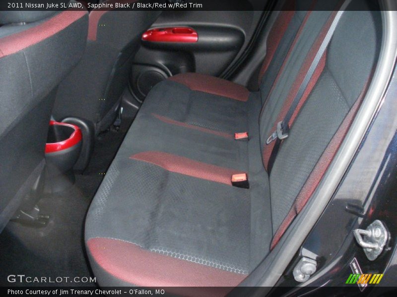 Sapphire Black / Black/Red w/Red Trim 2011 Nissan Juke SL AWD
