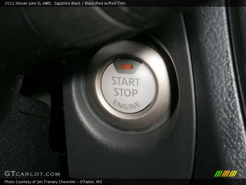 Sapphire Black / Black/Red w/Red Trim 2011 Nissan Juke SL AWD