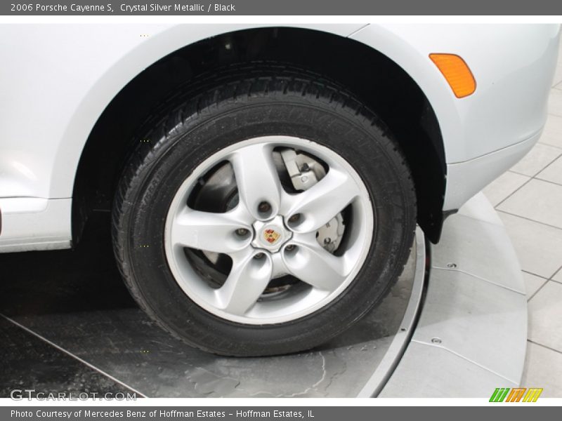 Crystal Silver Metallic / Black 2006 Porsche Cayenne S
