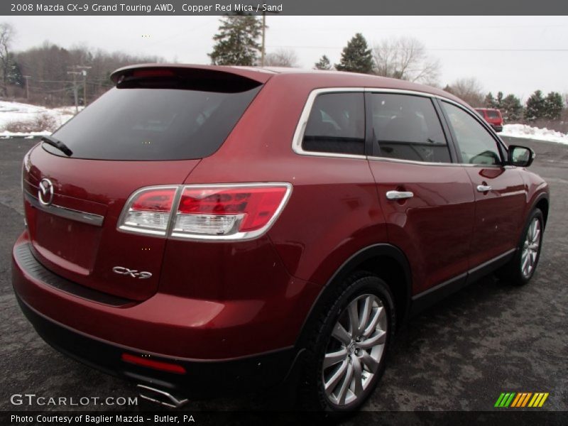 Copper Red Mica / Sand 2008 Mazda CX-9 Grand Touring AWD