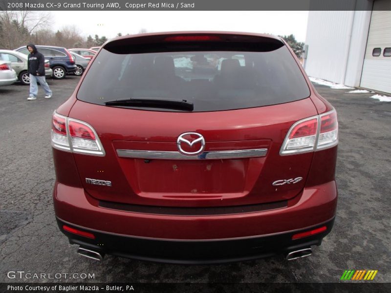 Copper Red Mica / Sand 2008 Mazda CX-9 Grand Touring AWD