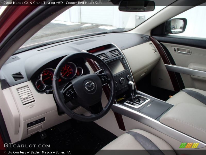 Copper Red Mica / Sand 2008 Mazda CX-9 Grand Touring AWD