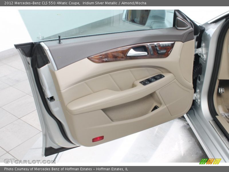 Iridium Silver Metallic / Almond/Mocha 2012 Mercedes-Benz CLS 550 4Matic Coupe