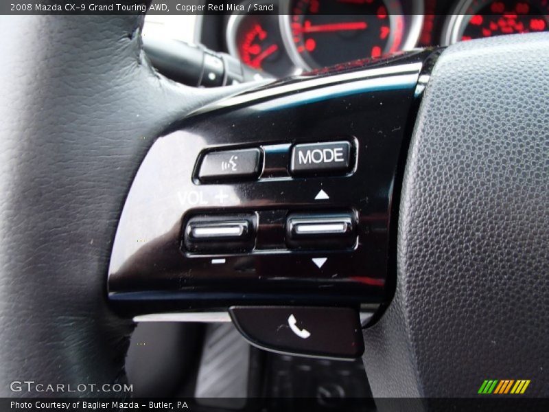 Copper Red Mica / Sand 2008 Mazda CX-9 Grand Touring AWD
