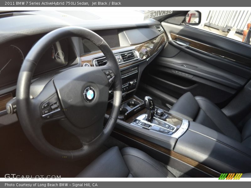  2011 7 Series ActiveHybrid 750Li Sedan Black Interior