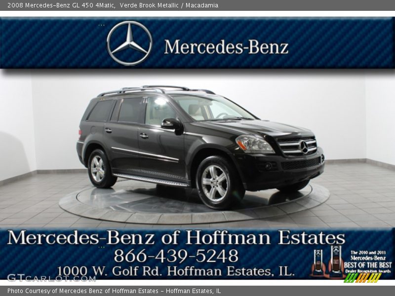 Verde Brook Metallic / Macadamia 2008 Mercedes-Benz GL 450 4Matic