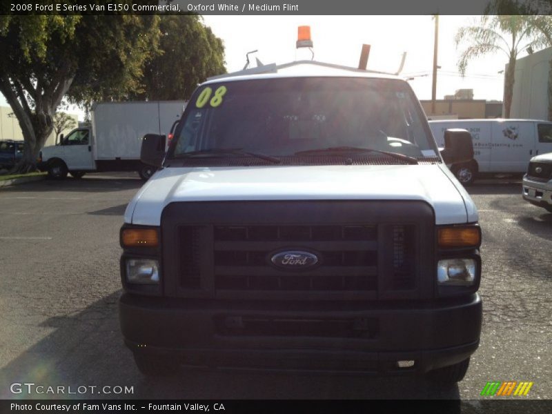 Oxford White / Medium Flint 2008 Ford E Series Van E150 Commercial