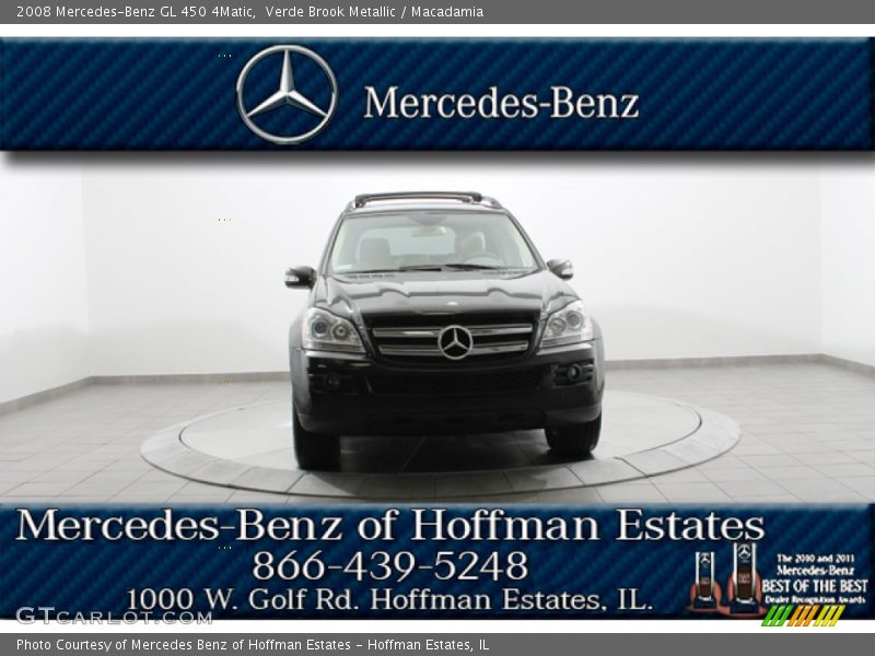 Verde Brook Metallic / Macadamia 2008 Mercedes-Benz GL 450 4Matic