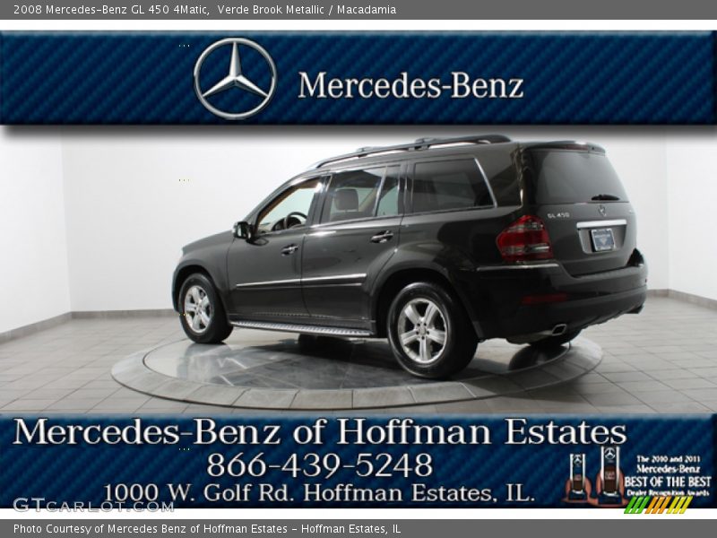 Verde Brook Metallic / Macadamia 2008 Mercedes-Benz GL 450 4Matic