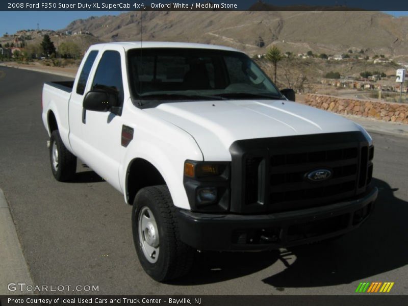 Oxford White / Medium Stone 2008 Ford F350 Super Duty XL SuperCab 4x4