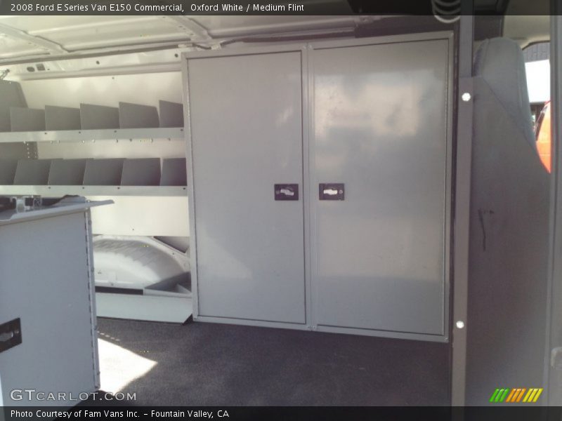 Oxford White / Medium Flint 2008 Ford E Series Van E150 Commercial