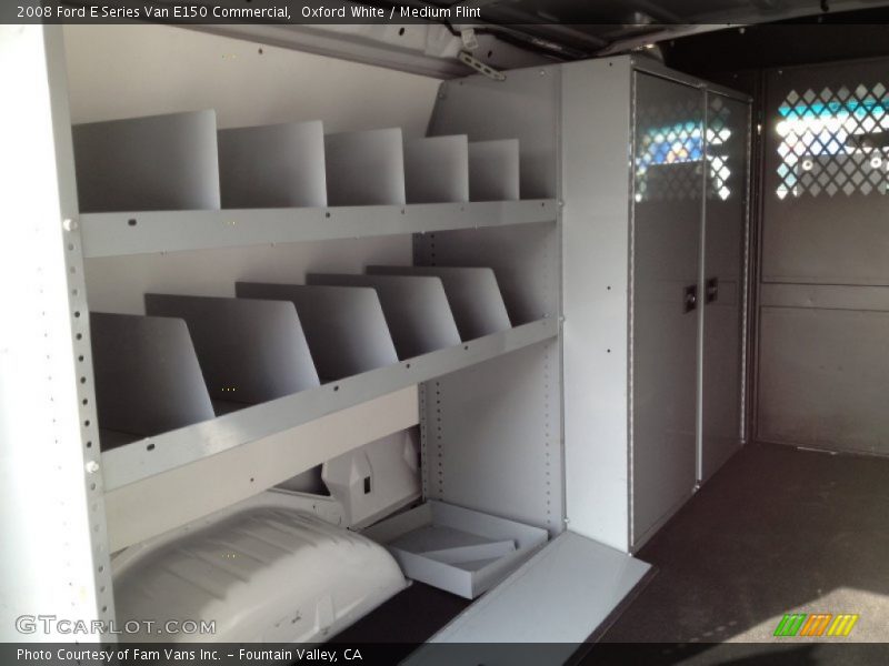 Oxford White / Medium Flint 2008 Ford E Series Van E150 Commercial
