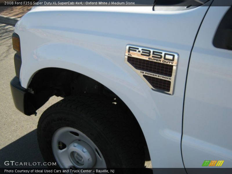 Oxford White / Medium Stone 2008 Ford F350 Super Duty XL SuperCab 4x4