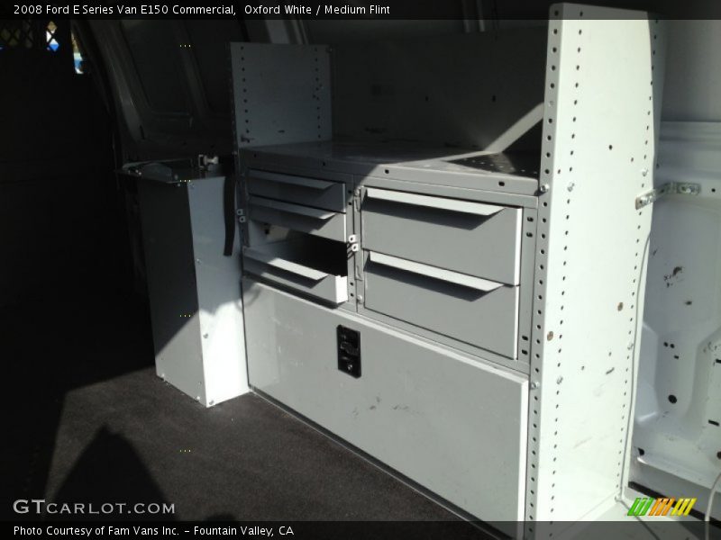 Oxford White / Medium Flint 2008 Ford E Series Van E150 Commercial