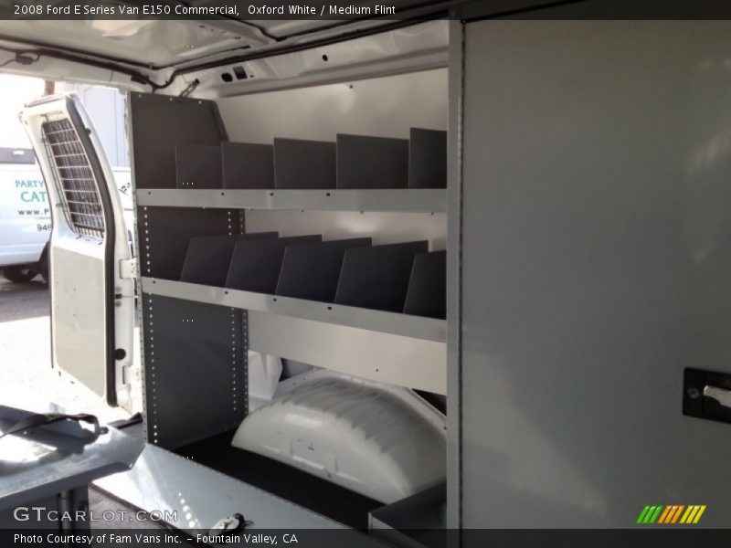 Oxford White / Medium Flint 2008 Ford E Series Van E150 Commercial
