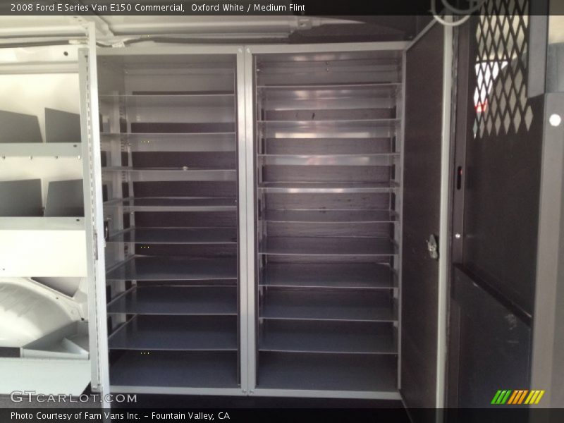 Oxford White / Medium Flint 2008 Ford E Series Van E150 Commercial