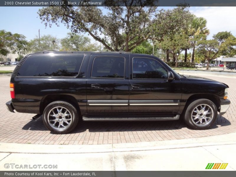 Black / Tan/Neutral 2003 Chevrolet Suburban 1500 LT