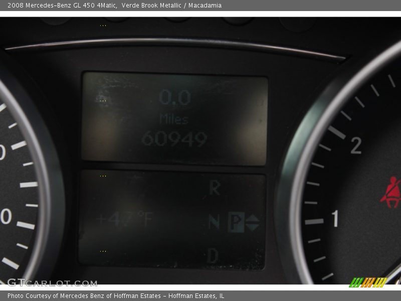 Verde Brook Metallic / Macadamia 2008 Mercedes-Benz GL 450 4Matic