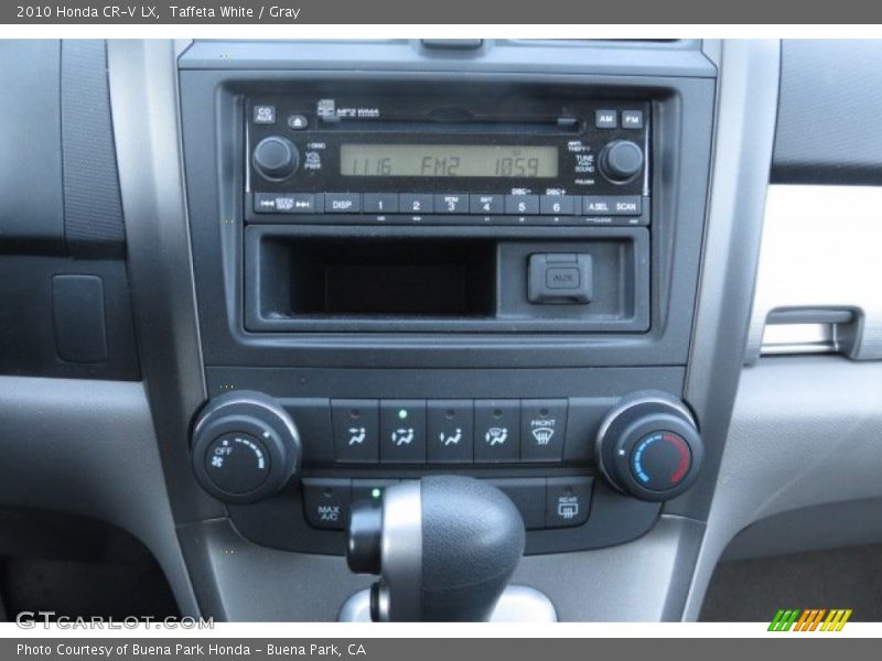Taffeta White / Gray 2010 Honda CR-V LX