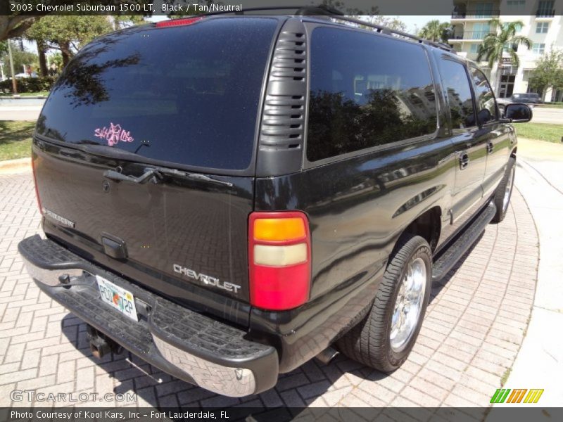 Black / Tan/Neutral 2003 Chevrolet Suburban 1500 LT