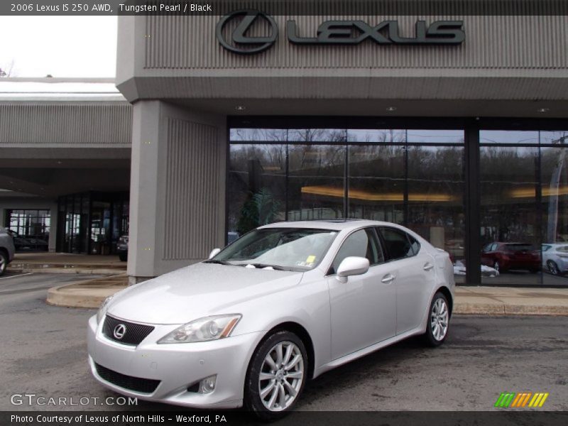 Tungsten Pearl / Black 2006 Lexus IS 250 AWD