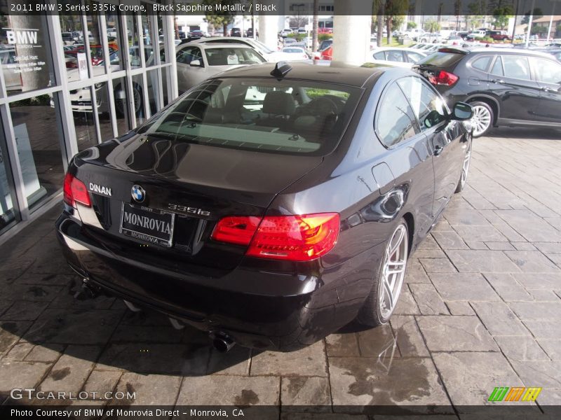 Black Sapphire Metallic / Black 2011 BMW 3 Series 335is Coupe