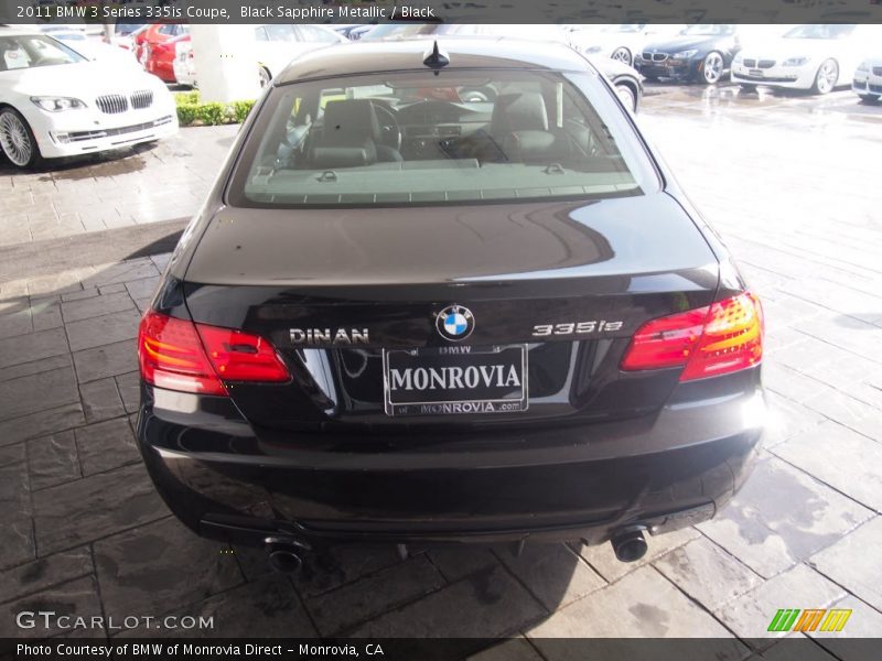 Black Sapphire Metallic / Black 2011 BMW 3 Series 335is Coupe