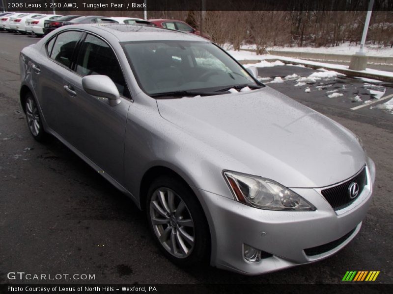 Tungsten Pearl / Black 2006 Lexus IS 250 AWD
