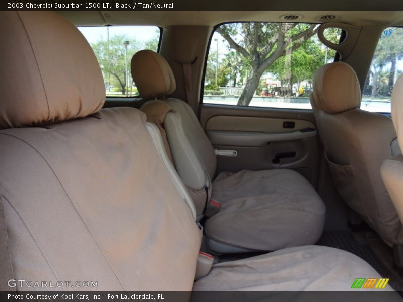 Black / Tan/Neutral 2003 Chevrolet Suburban 1500 LT