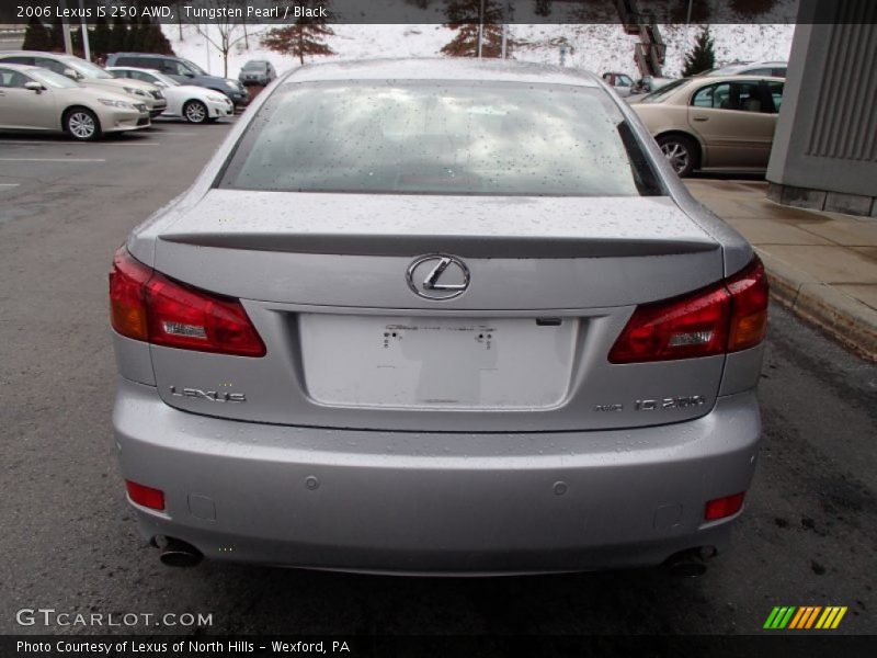 Tungsten Pearl / Black 2006 Lexus IS 250 AWD
