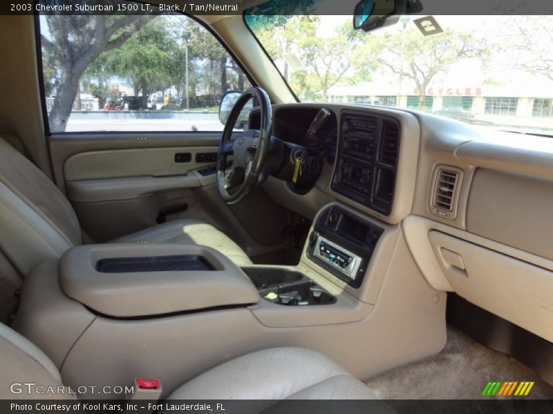 Black / Tan/Neutral 2003 Chevrolet Suburban 1500 LT