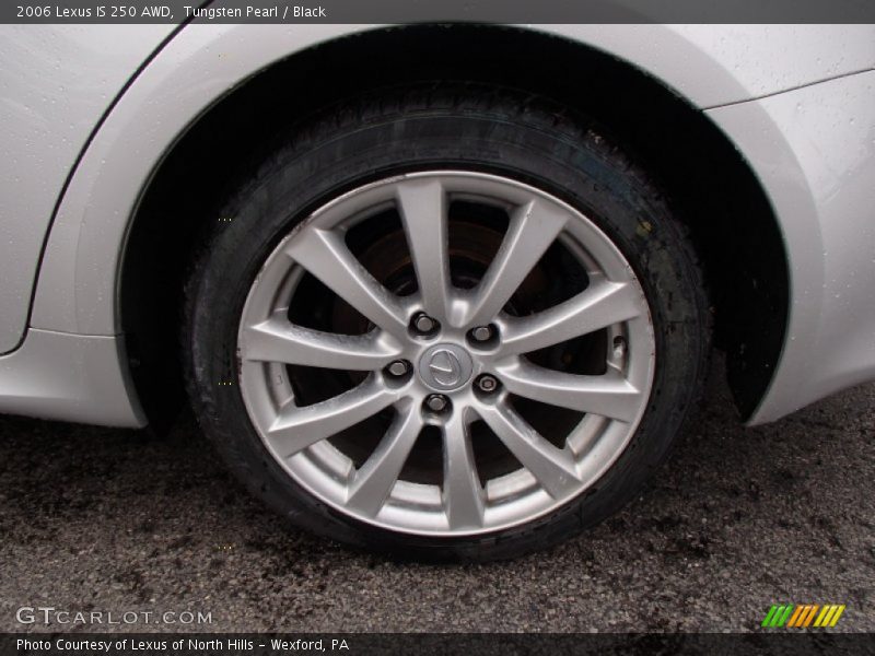 Tungsten Pearl / Black 2006 Lexus IS 250 AWD